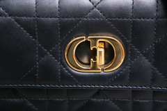 DIOR MISS CARO CANNAGE LAMBSKIN BLACK