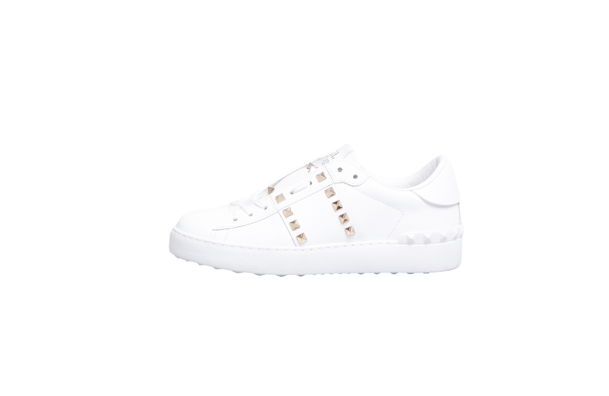 VALENTINO ROCKSTUD UNTITLED LOW-TOP SNEAKER WHITE - 36 BR
