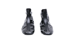 ALAIA BOOT ANKLE ZÍP-FRONT PATENT BLACK - 36 BR