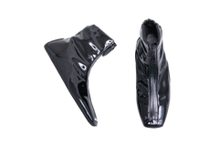 ALAIA BOOT ANKLE ZÍP-FRONT PATENT BLACK - 36 BR