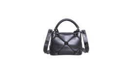 VALENTINO MINI ROMAN STUD ALL BLACK