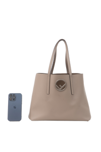 FENDI SHOPPER TOTE F VIENNA TORTORA TAUPE