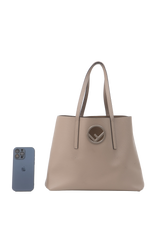 FENDI SHOPPER TOTE F VIENNA TORTORA TAUPE