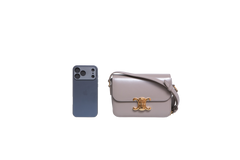 CELINE TRIOMPHE TEEN MODERN TAUPE GOLD HDWR