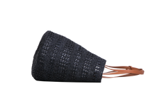 YSL PANIER SHOPPING RAFFIA BLACK
