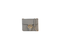 GUCCI CALFSKIN INTERLOCKING GG GREY