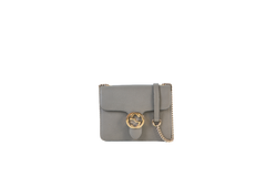 GUCCI CALFSKIN INTERLOCKING GG GREY