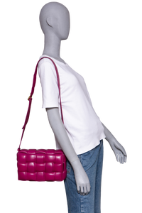 BOTTEGA PADDED CASSETTE MAXI INTRECCIATO PURPLE