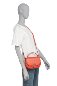 CHANEL SHOULDER BAG CURVE 2WAY ORANGE