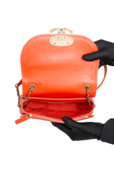 CHANEL SHOULDER BAG CURVE 2WAY ORANGE