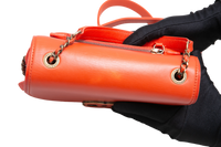 CHANEL SHOULDER BAG CURVE 2WAY ORANGE