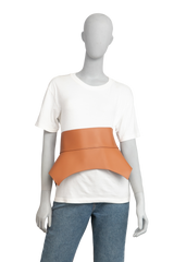 LOEWE BELT CORSET OBI IN NAPPA TAN
