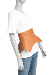 LOEWE BELT CORSET OBI IN NAPPA TAN