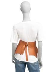 LOEWE BELT CORSET OBI IN NAPPA TAN