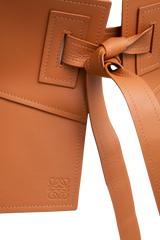 LOEWE BELT CORSET OBI IN NAPPA TAN