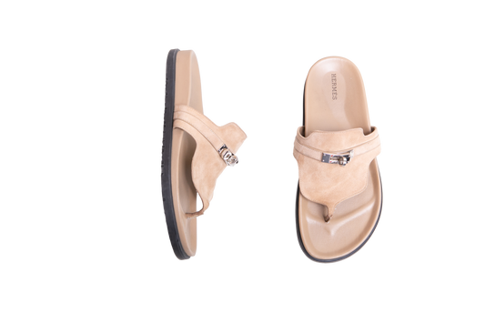 HERMÈS EMPIRE SUEDE BEIGE PLD HDWR - 37 BR