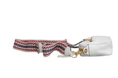 MIU MIU CROSSBODY MADRAS BANDOLIERA WHITE
