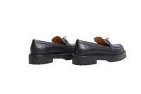 HERMÈS ICÔNIE LOAFER CALFSKIN NOIR - 38 1/2 BR