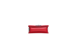 CHANEL BOY SMALL LAMBSKIN CHEVRON TERRACOTTA