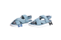 HERMÈS SANDAL ELETRIC NYLON/LEATHER BLEU/BLEU PINED - 36 BR