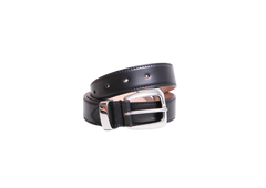 KHAITE BENNY BELT BLACK/SILVER