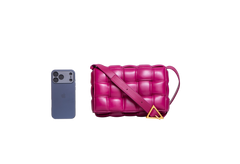BOTTEGA PADDED CASSETTE MAXI INTRECCIATO PURPLE
