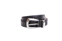 KHAITE BENNY BELT BLACK/SILVER
