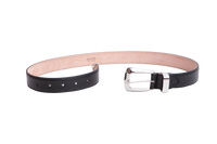 KHAITE BENNY BELT BLACK/SILVER