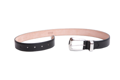 KHAITE BENNY BELT BLACK/SILVER
