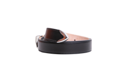 KHAITE BENNY BELT BLACK/SILVER