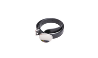 ISABEL MARANT BELT ORY BLACK/SILVER