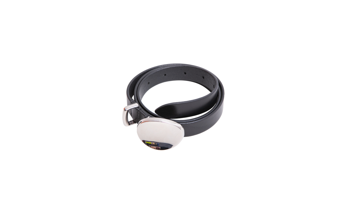 ISABEL MARANT BELT ORY BLACK/SILVER