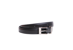 KHAITE MANHATTAN BELT BLACK/SILVER