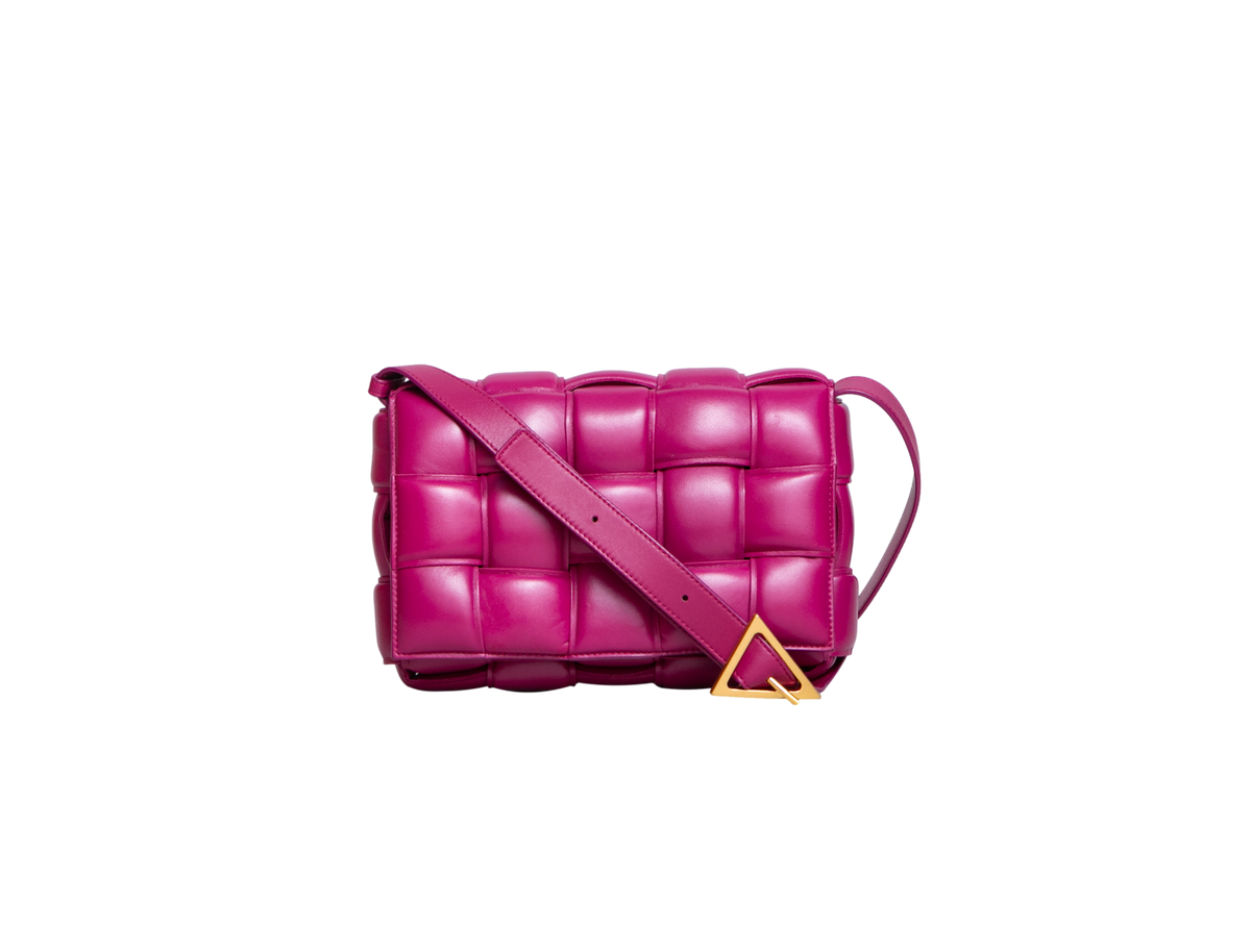 BOTTEGA PADDED CASSETTE MAXI INTRECCIATO PURPLE