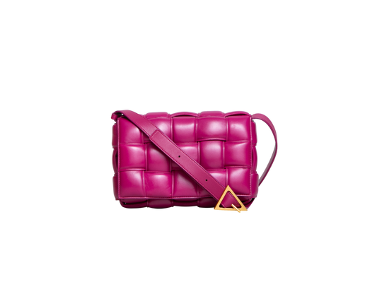 BOTTEGA PADDED CASSETTE MAXI INTRECCIATO PURPLE