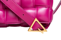 BOTTEGA PADDED CASSETTE MAXI INTRECCIATO PURPLE
