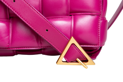 BOTTEGA PADDED CASSETTE MAXI INTRECCIATO PURPLE