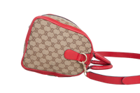 GUCCI BOSTON MEDIUM GG CANVAS & RED FIRE