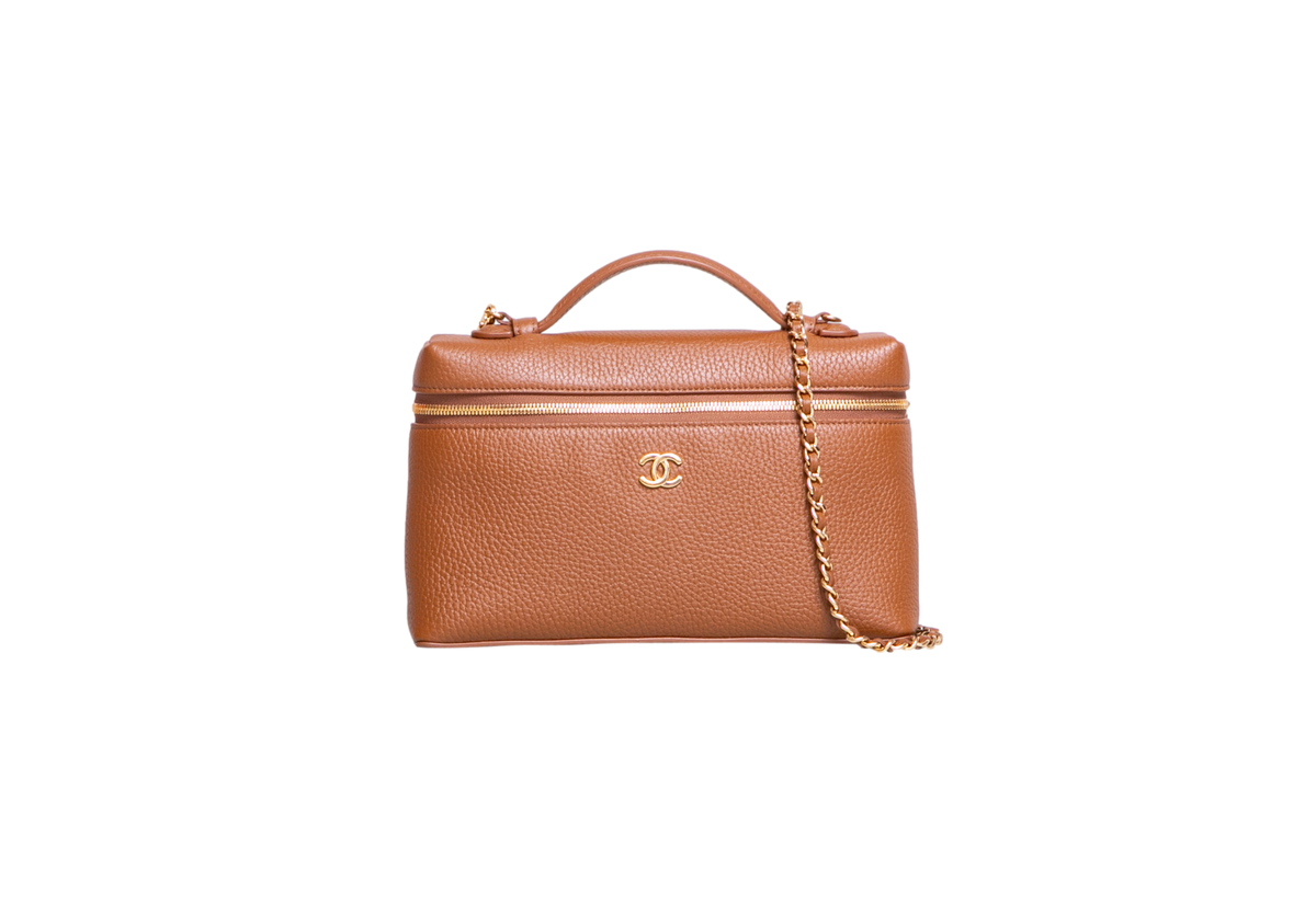 CHANEL VANITY WITH CHAIN LARGE GRAINED CALFSKIN-GOLD HDWR 2026