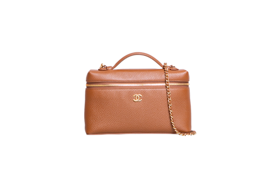 CHANEL VANITY WITH CHAIN LARGE GRAINED CALFSKIN-GOLD HDWR 2026