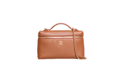 CHANEL VANITY WITH CHAIN LARGE GRAINED CALFSKIN-GOLD HDWR 2026