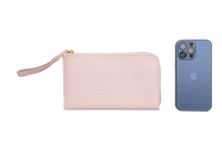 BURBERRY POUCH WALLET PALE ASH ROSE BLUSH