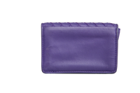 BOTTEGA WALLET FLAP INTRECCIATO PURPLE