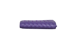 BOTTEGA WALLET FLAP INTRECCIATO PURPLE