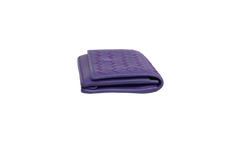 BOTTEGA WALLET FLAP INTRECCIATO PURPLE