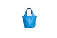 HERMÈS PICOTIN 18 BLEU HYDRA-CLÉMENCE GOLD HDWR