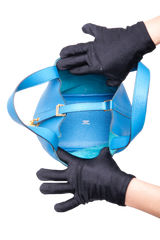 HERMÈS PICOTIN 18 BLEU HYDRA-CLÉMENCE GOLD HDWR