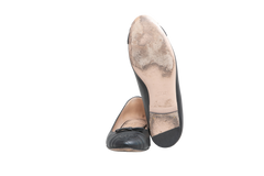 GUCCI BALLET FLATS GG MARMONT BLACK - 36 BR