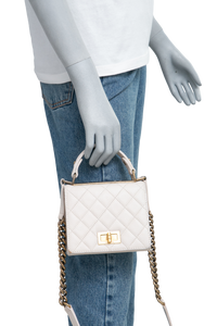 CHANEL 2.55 REISSUE SQUARE TOP HANDLE OFF WHITE