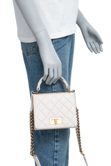 CHANEL 2.55 REISSUE SQUARE TOP HANDLE OFF WHITE